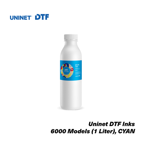 Uninet DTF Ink for 6000 Series Printers – 1 Liter (CMYK + White)