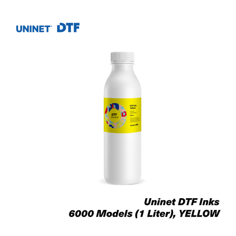 Uninet DTF Ink for 6000 Series Printers – 1 Liter (CMYK + White)