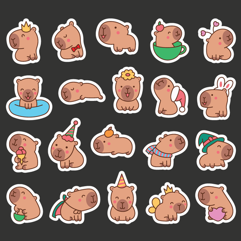 UV DTF Animal Assorted Sticker Set (6" x 6")