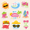 UV DTF Summer Assorted Sticker Set (6" x 6")