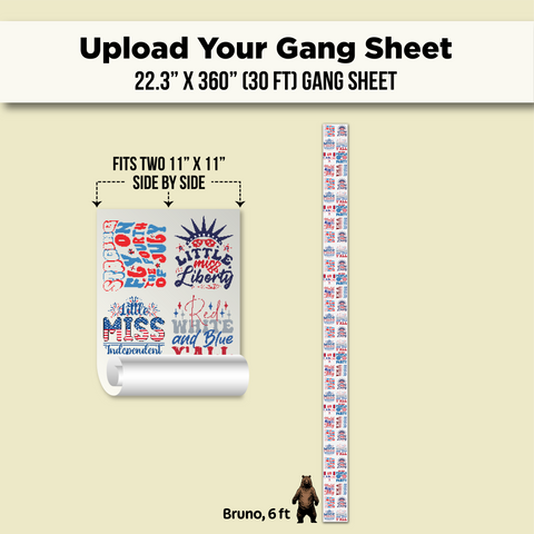 Upload UV DTF Gang Sheet
