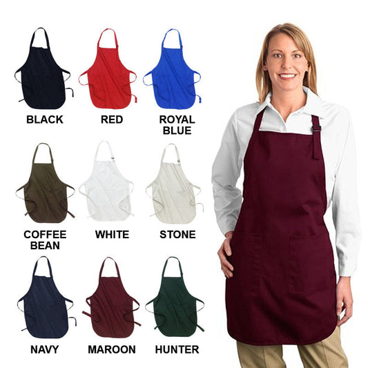 Port Authority Full-Length Apron with Pockets