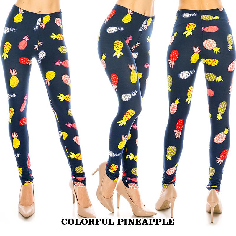 Miscellaneous Patterned Ultra Soft Leggings (Regular/Plus Size)