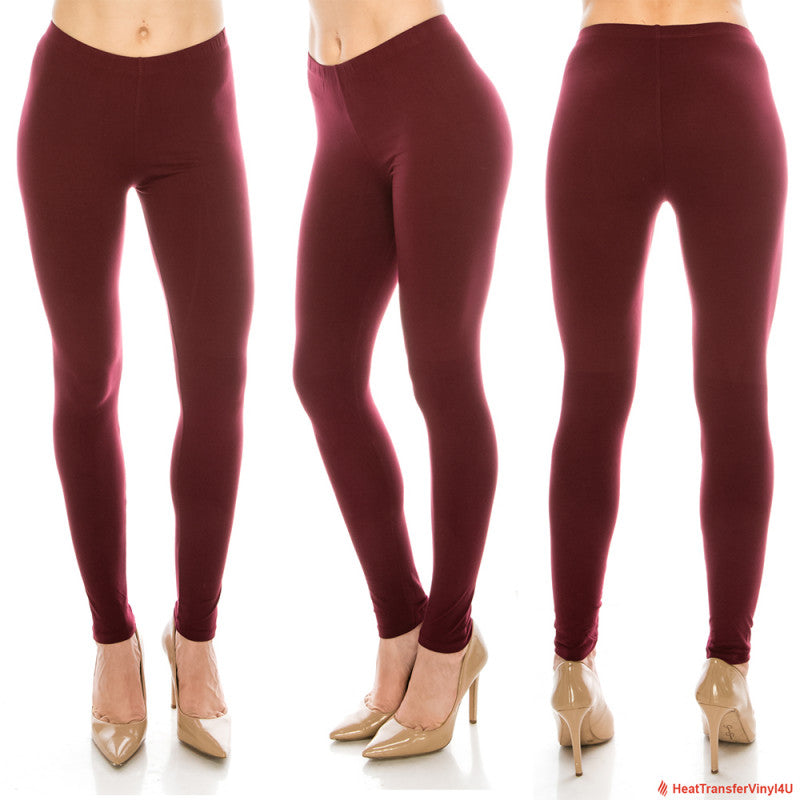 Solid Color Leggings