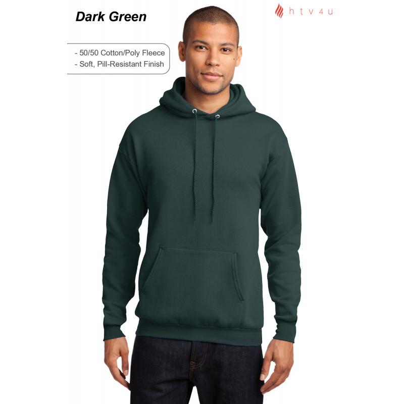 Port & Company® - Core Fleece Pullover Hooded Sweatshirt (Large/X-Large)