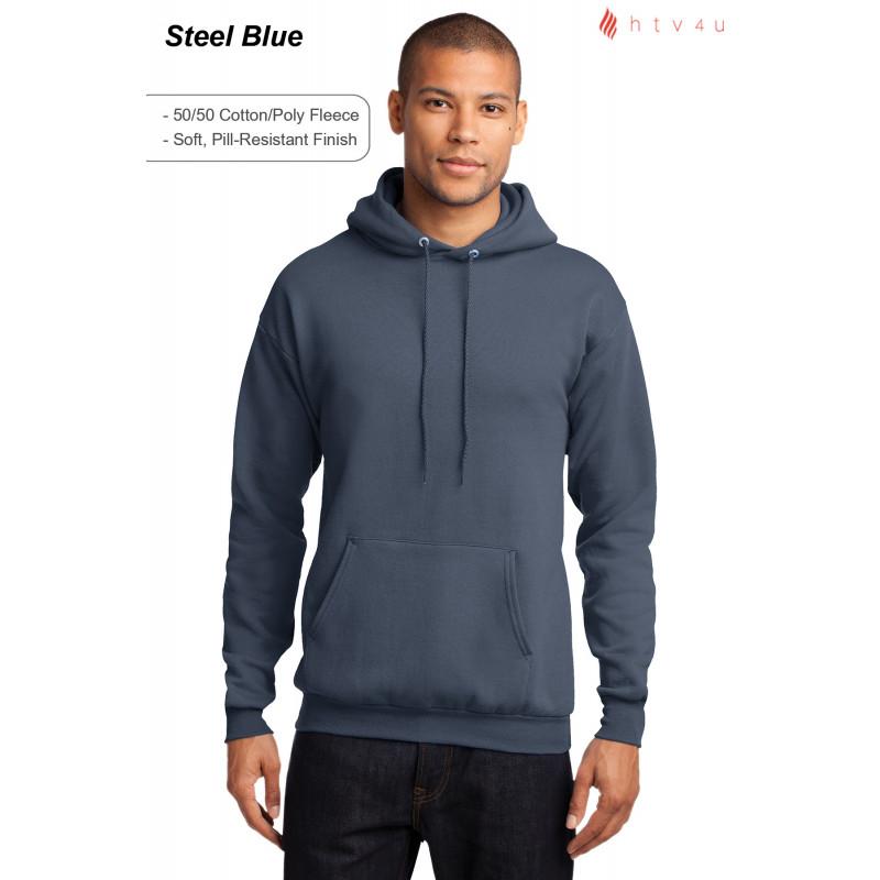 Port & Company® - Core Fleece Pullover Hooded Sweatshirt (Large/X-Large)