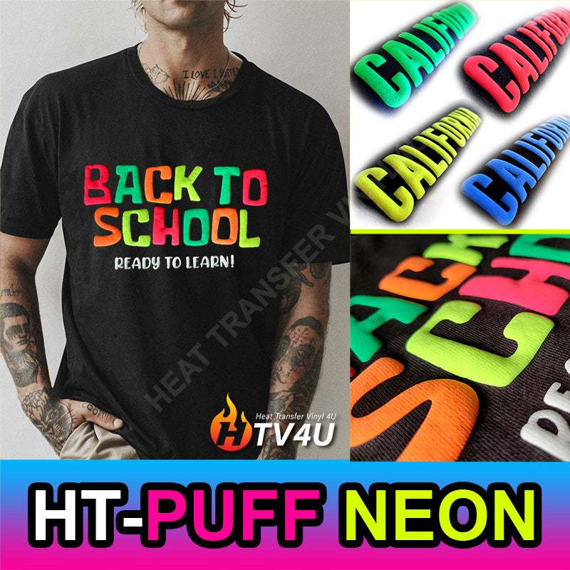 HT- 3D Neon Puff HTV