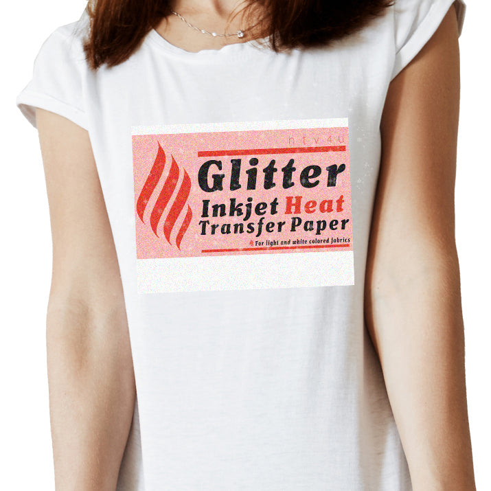 HT-Inkjet Glitter Heat Transfer Paper 