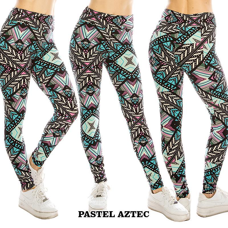 Pastel Aztec Leggings